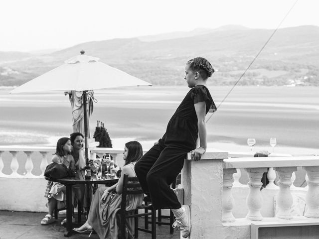 Jess and David's Wedding in Penrhyndeudreath, Gwynedd 38