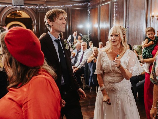 Jess and David's Wedding in Penrhyndeudreath, Gwynedd 39