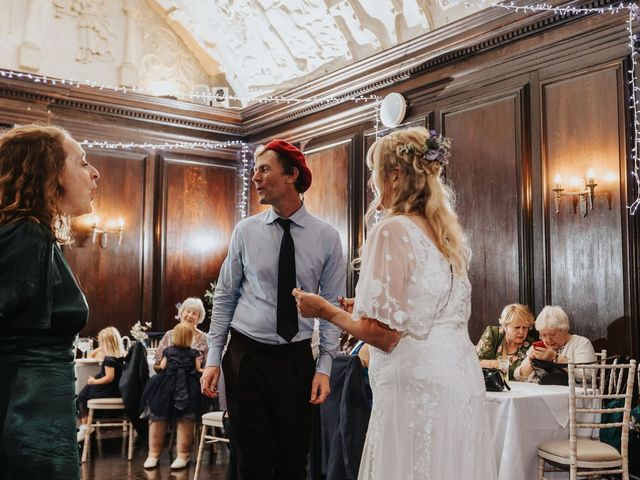 Jess and David's Wedding in Penrhyndeudreath, Gwynedd 41