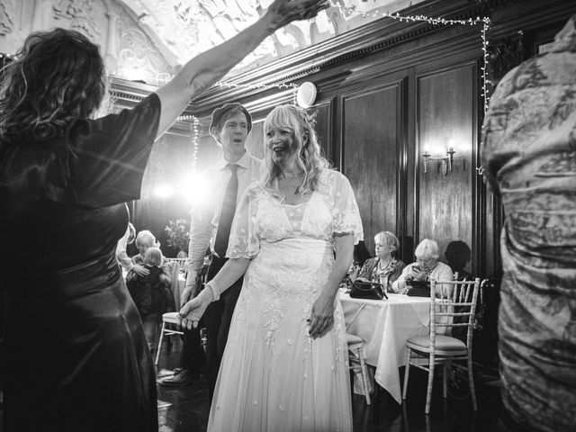 Jess and David's Wedding in Penrhyndeudreath, Gwynedd 42