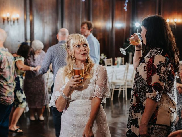 Jess and David's Wedding in Penrhyndeudreath, Gwynedd 43