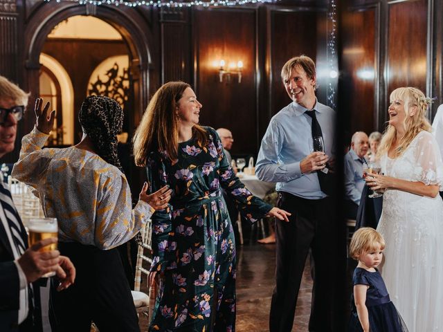 Jess and David's Wedding in Penrhyndeudreath, Gwynedd 44