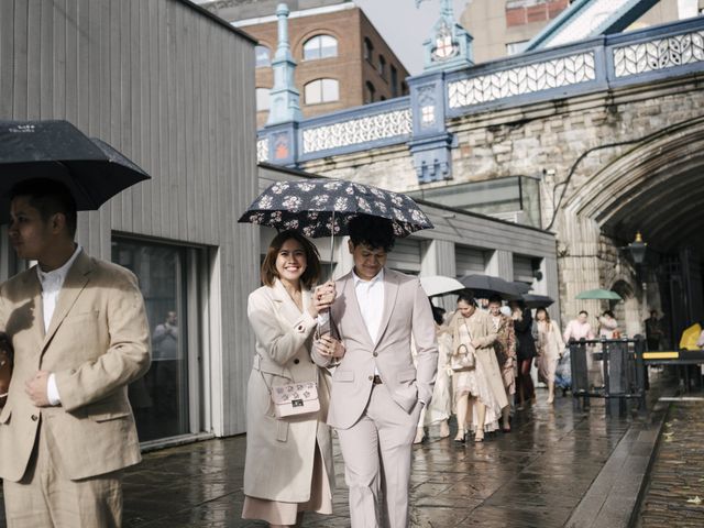 Denys and Emily's Wedding in London Bridge, East Central London 20