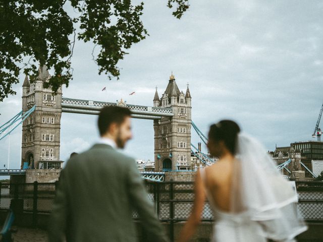 Denys and Emily's Wedding in London Bridge, East Central London 30