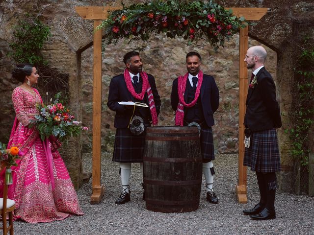 Alexander and Nidhi's Wedding in Fife , Fife &amp; Angus 13