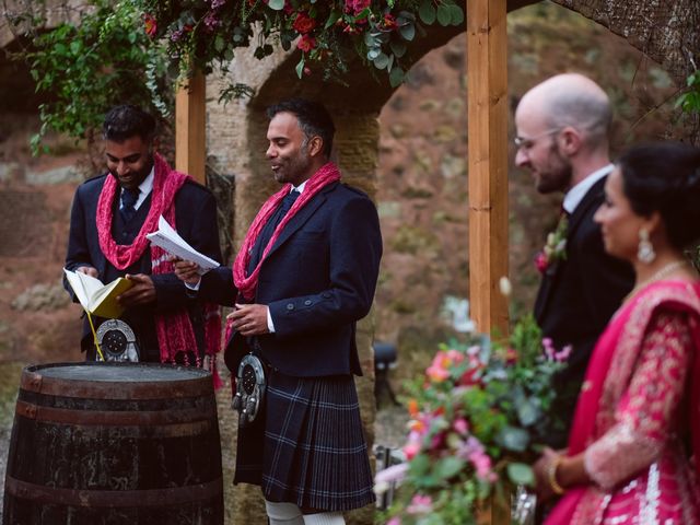 Alexander and Nidhi's Wedding in Fife , Fife &amp; Angus 16