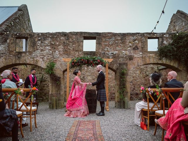 Alexander and Nidhi's Wedding in Fife , Fife &amp; Angus 19