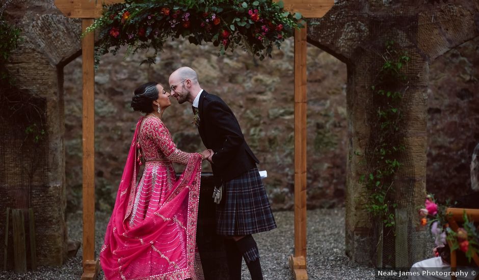 Alexander and Nidhi's Wedding in Fife , Fife & Angus