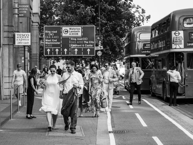 Mike and Amanda's Wedding in City of London, East Central London 11