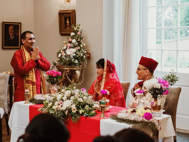 Nora and Amit's Wedding in Rushton, Northamptonshire 12