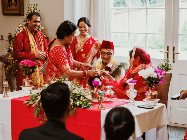 Nora and Amit's Wedding in Rushton, Northamptonshire 14