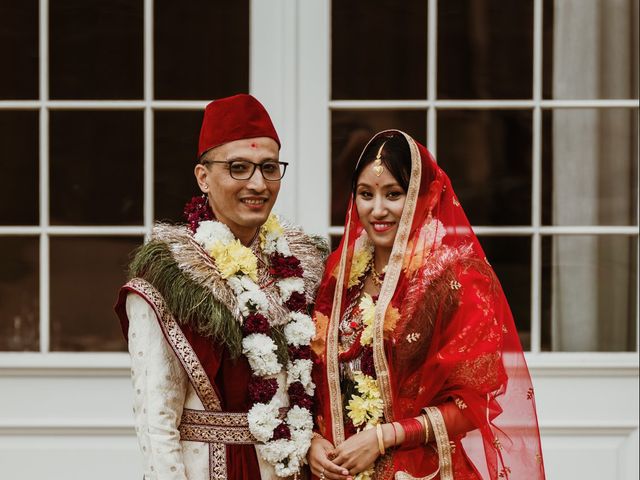 Nora and Amit's Wedding in Rushton, Northamptonshire 16