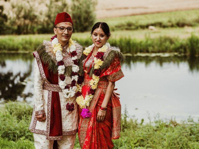 Nora and Amit's Wedding in Rushton, Northamptonshire 19