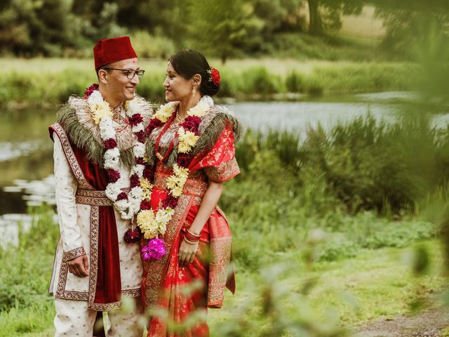 Nora and Amit's Wedding in Rushton, Northamptonshire 21