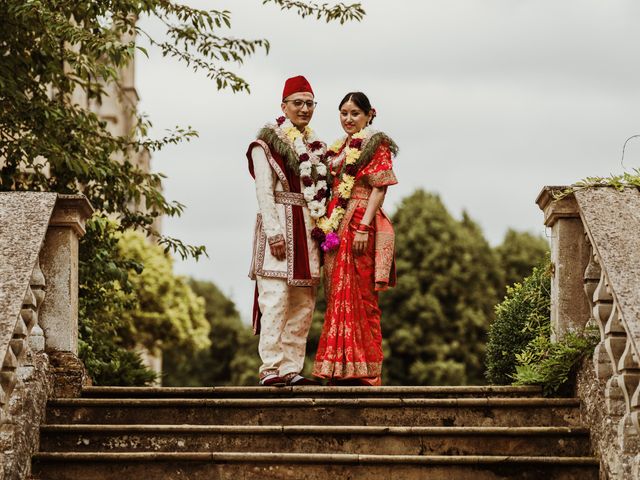 Nora and Amit's Wedding in Rushton, Northamptonshire 23