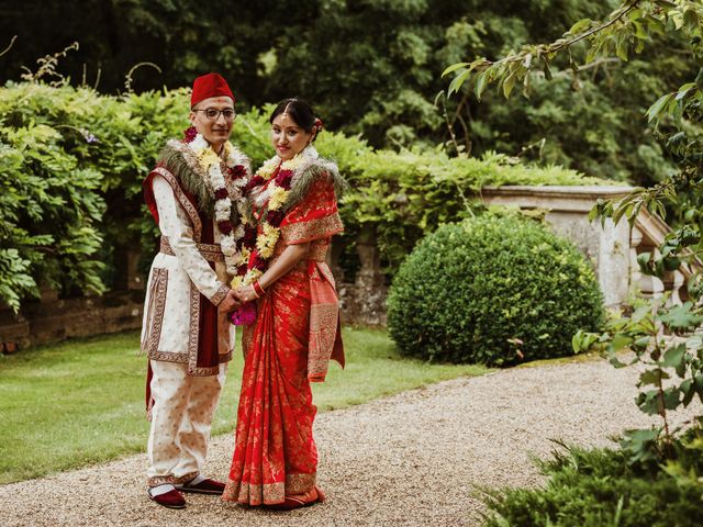 Nora and Amit's Wedding in Rushton, Northamptonshire 24