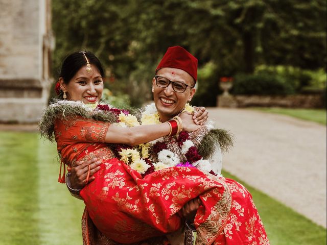 Nora and Amit's Wedding in Rushton, Northamptonshire 28