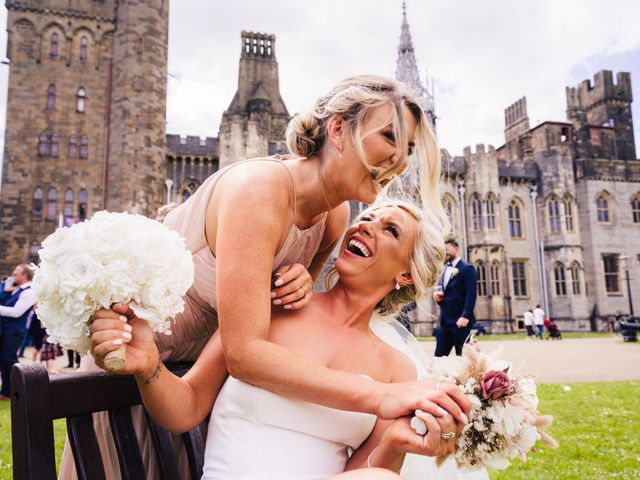 Dan and Gemma's Wedding in Cardiff Castle, Cardiff 24