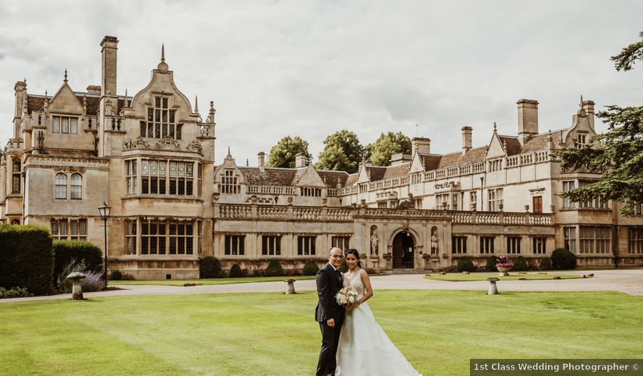 Nora and Amit's Wedding in Rushton, Northamptonshire