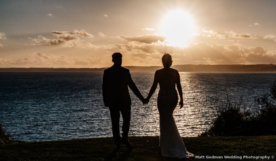 Sam and Jenny's Wedding in Polhawn, Cornwall