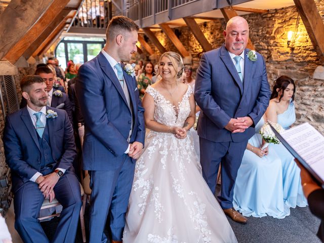 Tom and Shannon's Wedding in Pontypridd, Mid Glamorgan 18