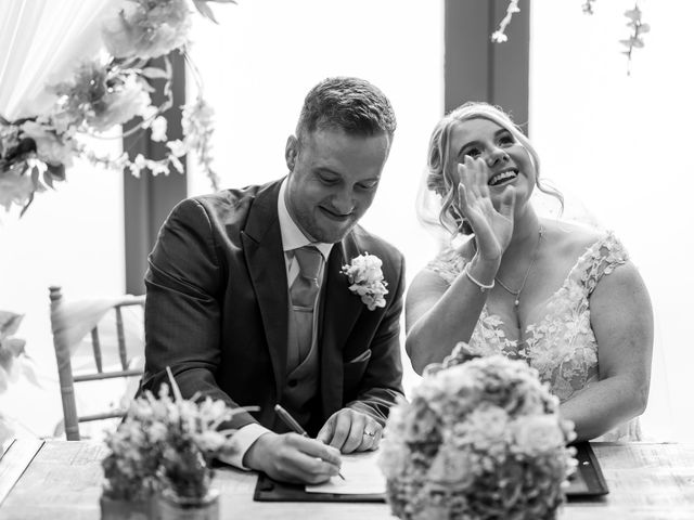 Tom and Shannon's Wedding in Pontypridd, Mid Glamorgan 20