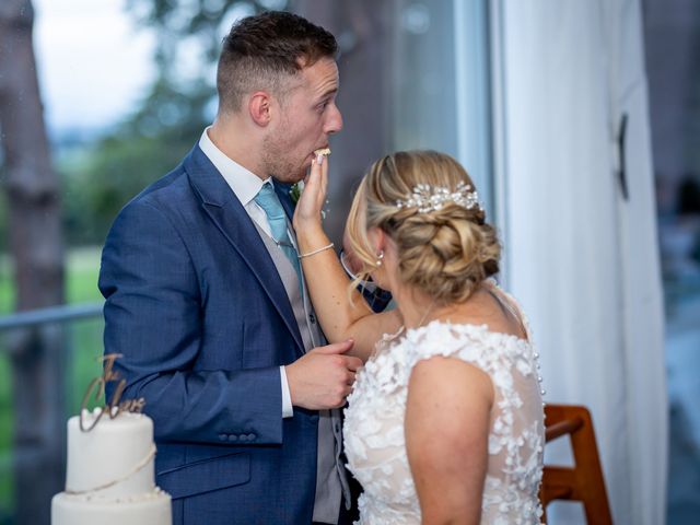 Tom and Shannon's Wedding in Pontypridd, Mid Glamorgan 44