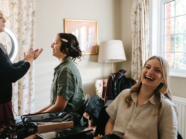 Julian and Vicky's Wedding in Wasing, Berkshire 5