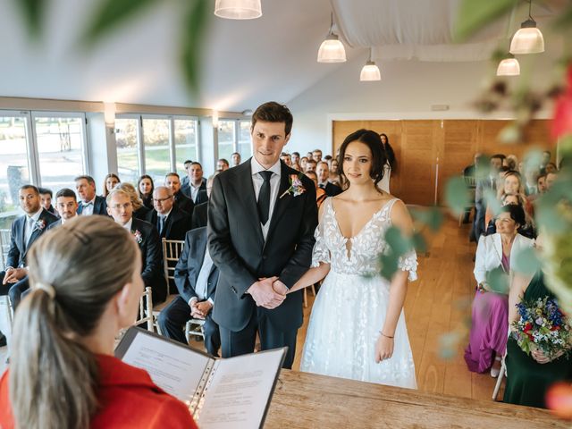 Julian and Vicky's Wedding in Wasing, Berkshire 9