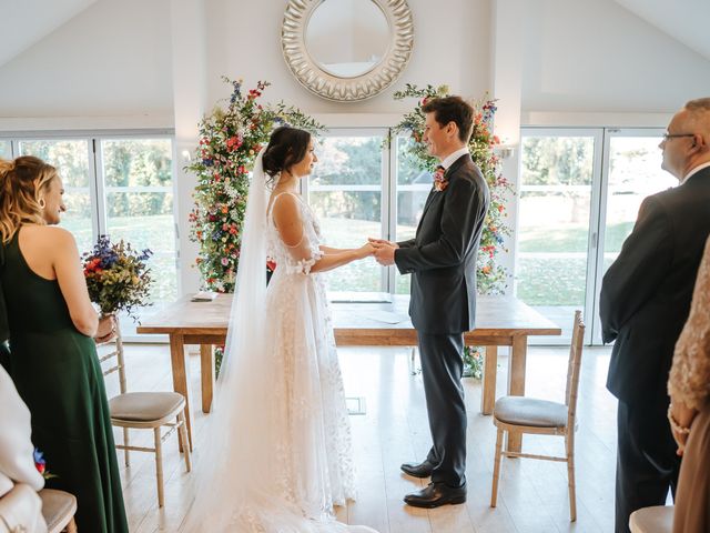 Julian and Vicky's Wedding in Wasing, Berkshire 10