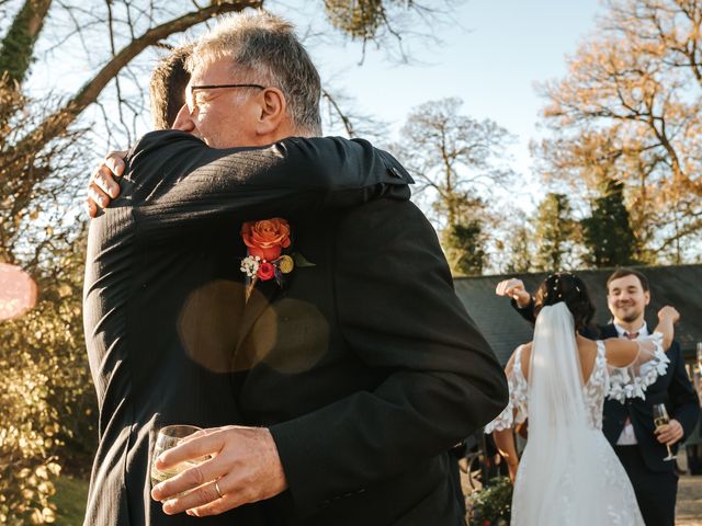 Julian and Vicky's Wedding in Wasing, Berkshire 14