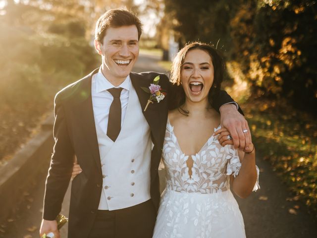 Julian and Vicky's Wedding in Wasing, Berkshire 19