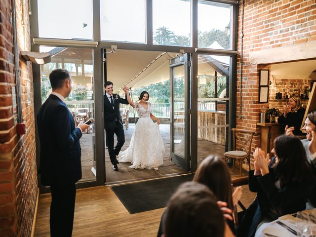 Julian and Vicky's Wedding in Wasing, Berkshire 26