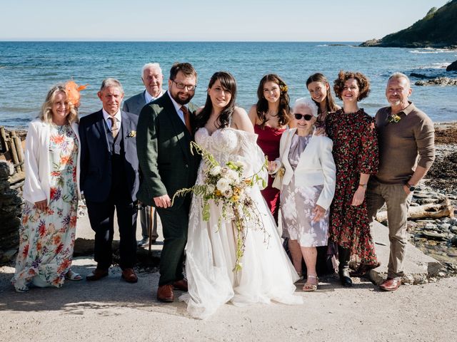 Mike and Jessica's Wedding in Looe, Cornwall 36
