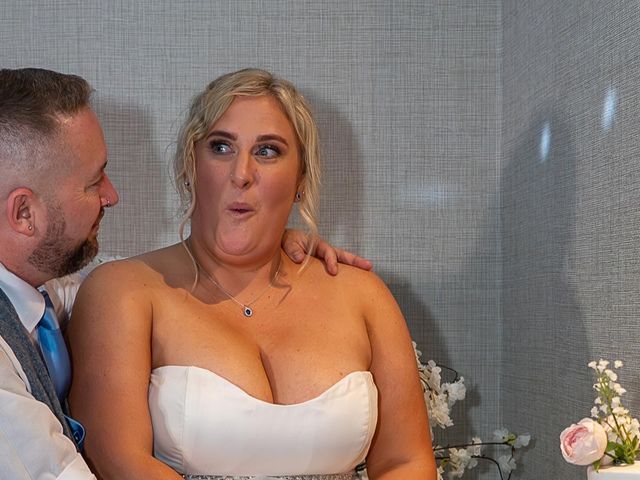 Holly and Nick's Wedding in Rutland Water, Rutland 4