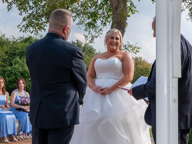 Holly and Nick's Wedding in Rutland Water, Rutland 5