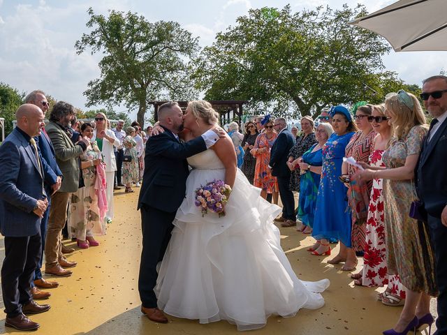 Holly and Nick's Wedding in Rutland Water, Rutland 8