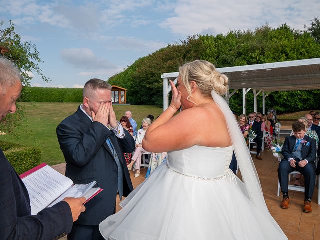Holly and Nick's Wedding in Rutland Water, Rutland 18