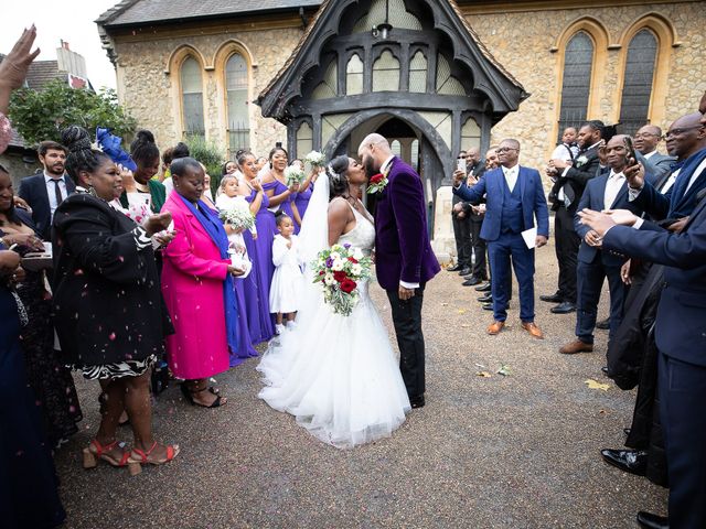 Shernard and Cherelle&apos;s Wedding in London - East, East London 23