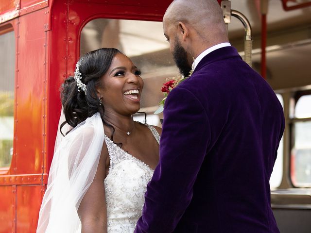 Shernard and Cherelle&apos;s Wedding in London - East, East London 25