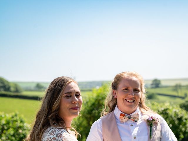 Hannah and Katie&apos;s Wedding in Looe, Cornwall 13