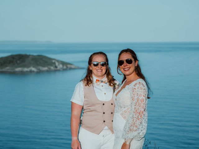 Hannah and Katie&apos;s Wedding in Looe, Cornwall 25