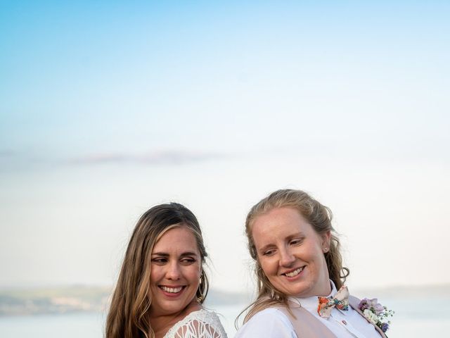 Hannah and Katie&apos;s Wedding in Looe, Cornwall 28