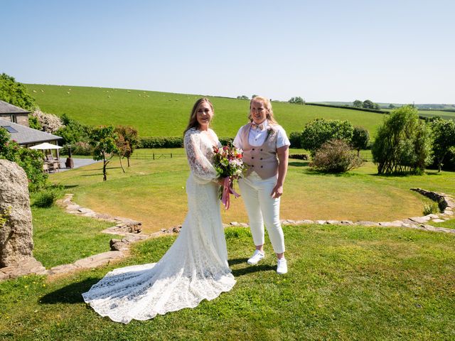 Hannah and Katie&apos;s Wedding in Looe, Cornwall 47