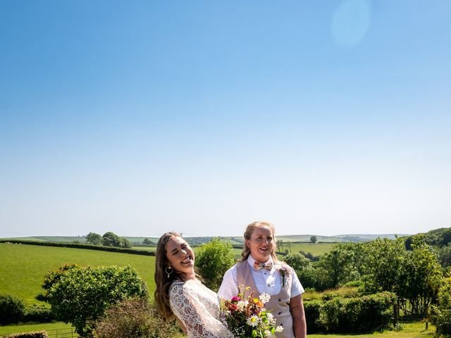 Hannah and Katie&apos;s Wedding in Looe, Cornwall 48