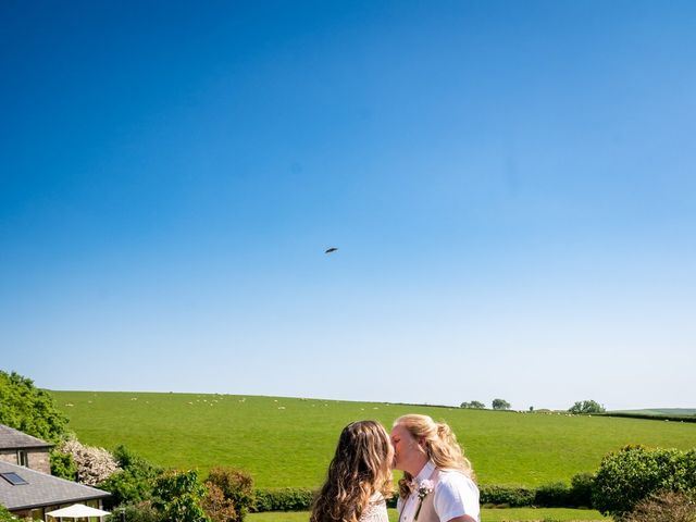 Hannah and Katie&apos;s Wedding in Looe, Cornwall 53