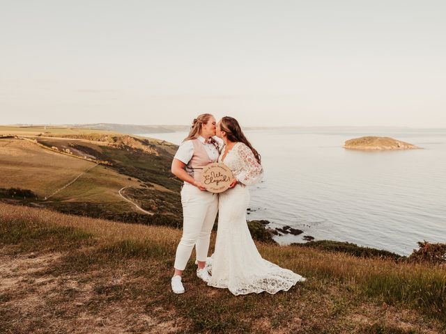 Hannah and Katie&apos;s Wedding in Looe, Cornwall 76