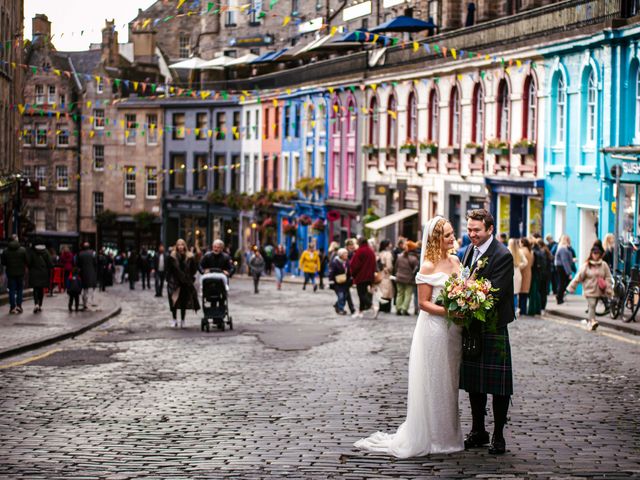 John and Rosie&apos;s Wedding in Edinburgh, Lothian &amp; Borders 43