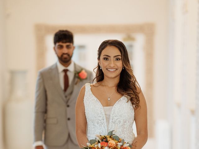 Manvir and Grishma&apos;s Wedding in Lower Froyle, Hampshire 99