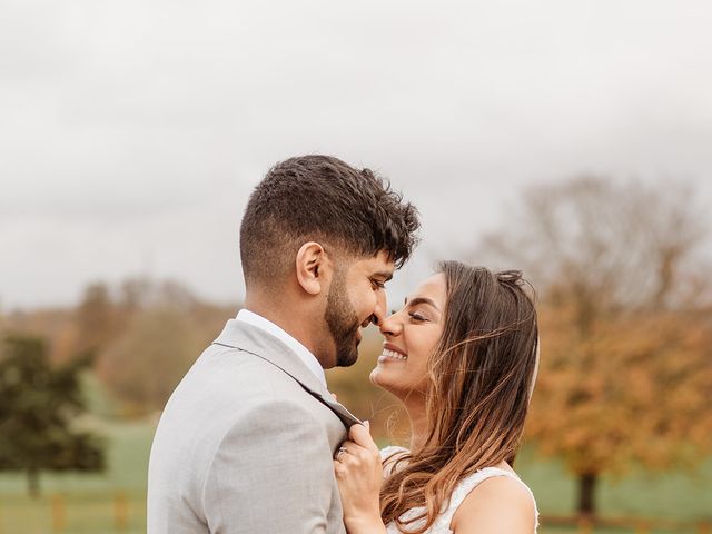 Manvir and Grishma&apos;s Wedding in Lower Froyle, Hampshire 119